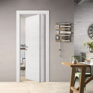 201 asimmetric double door - Pembroke White