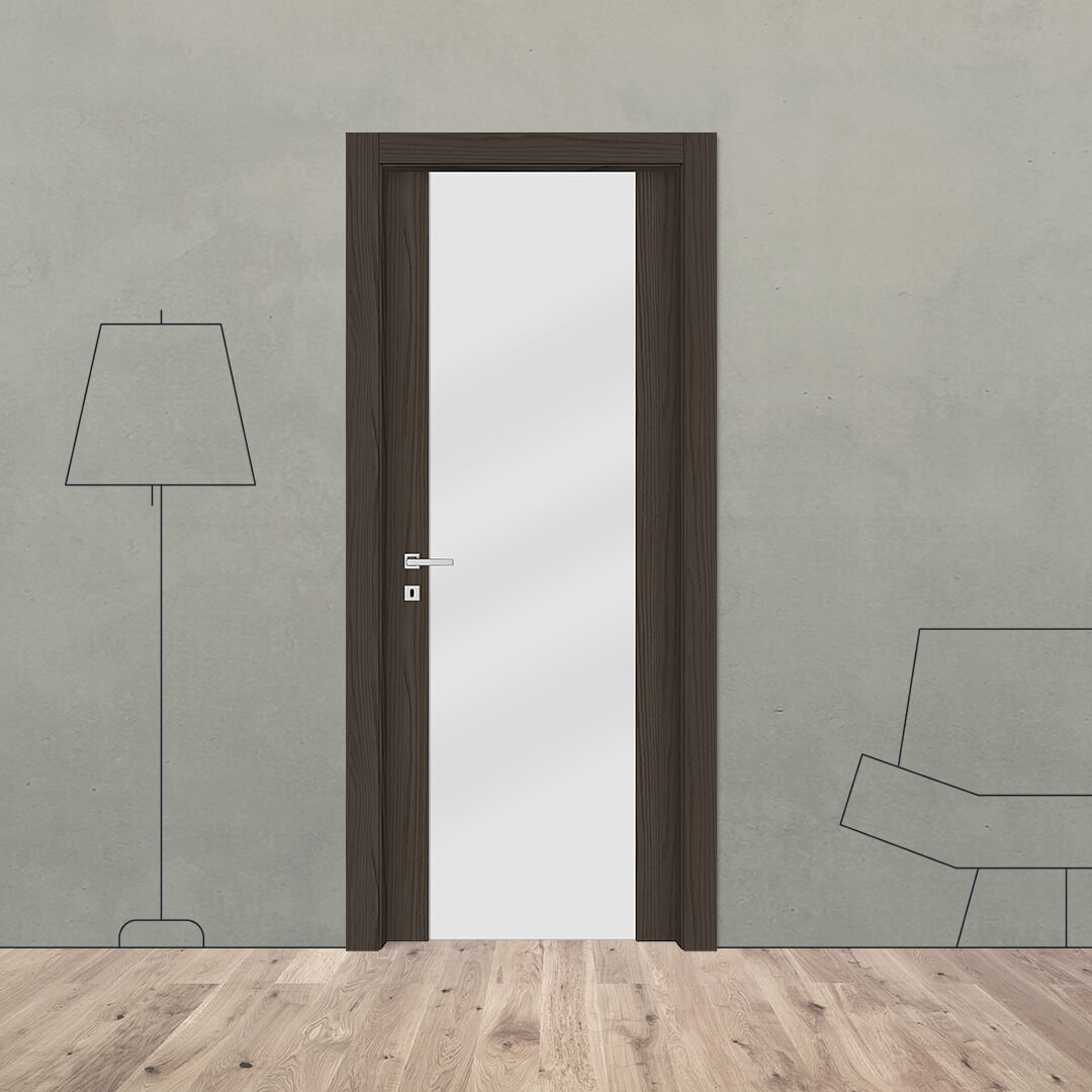 280 kristal bianco - Coffee Antracite