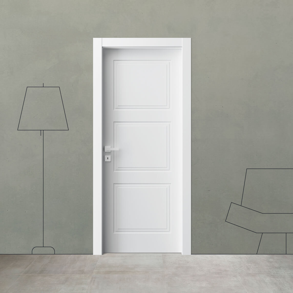 Porta laccata Mini D 3 S