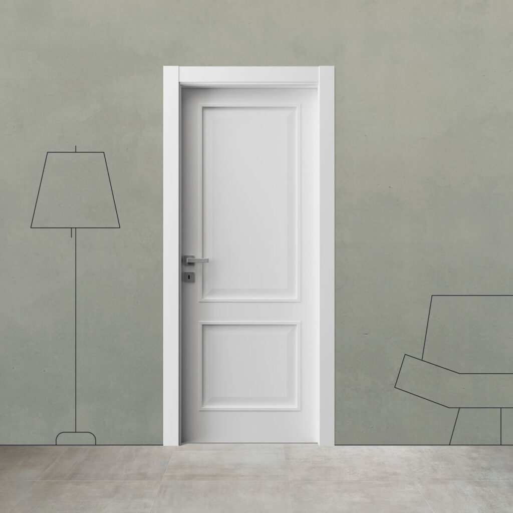 Porta laccata tamburata 7 B