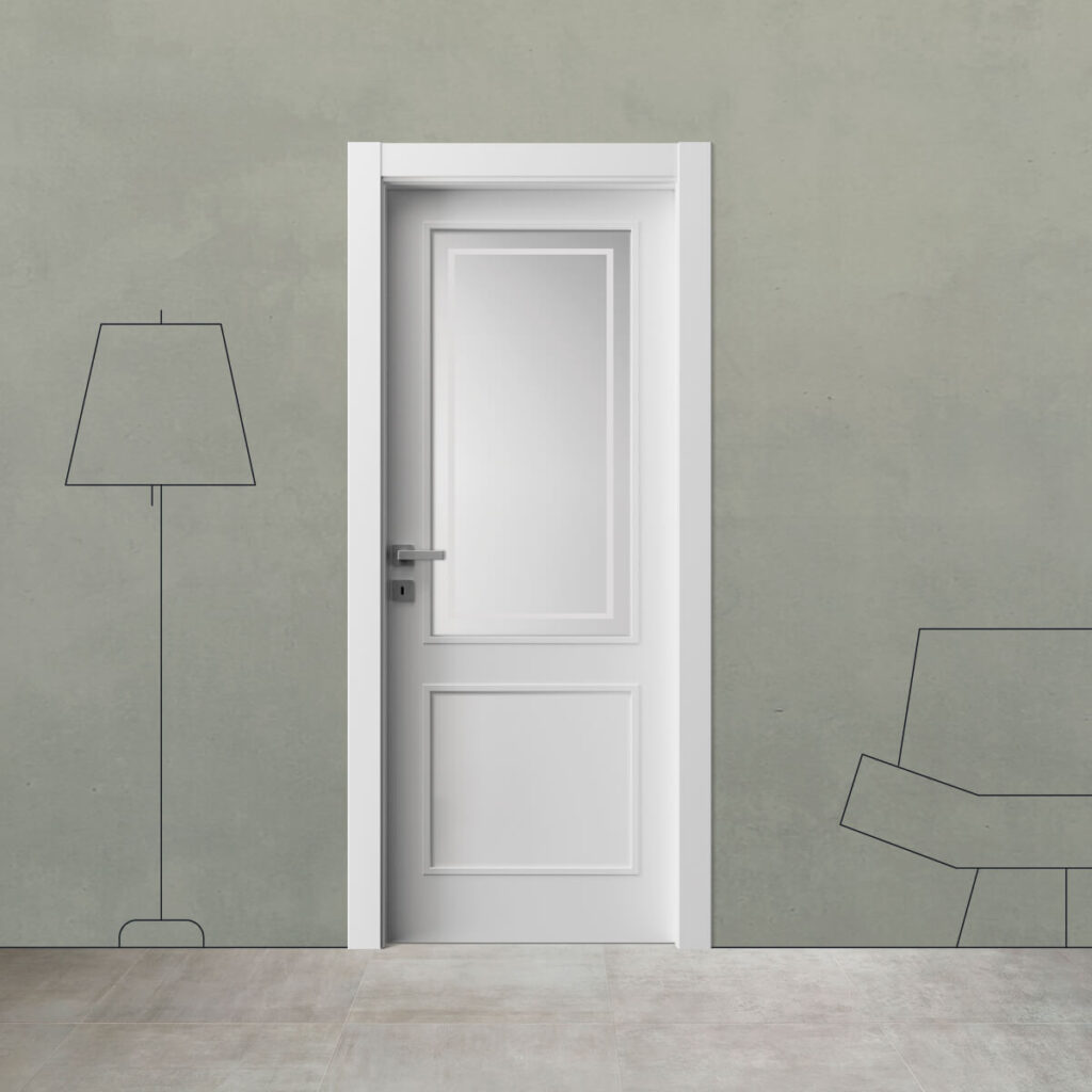 Porta laccata tamburata 7 L V/P