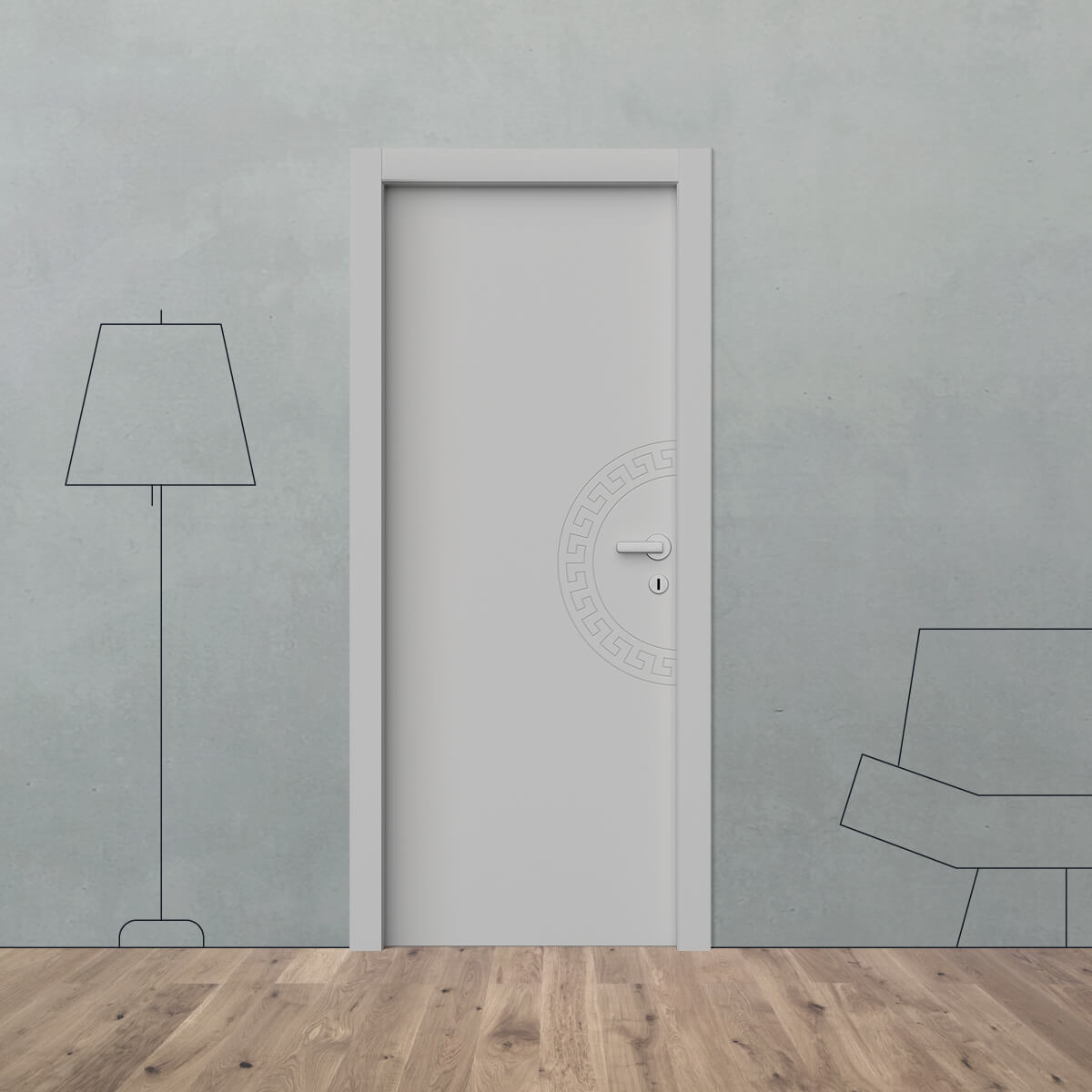 Porta laccata greca G 9