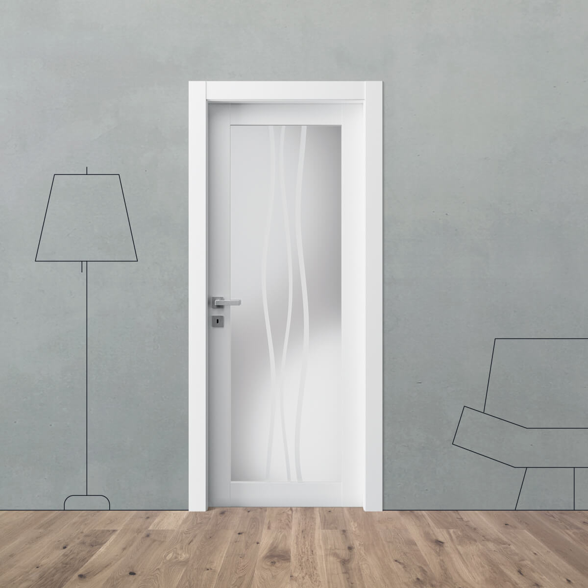 Porta laccata M 60 V