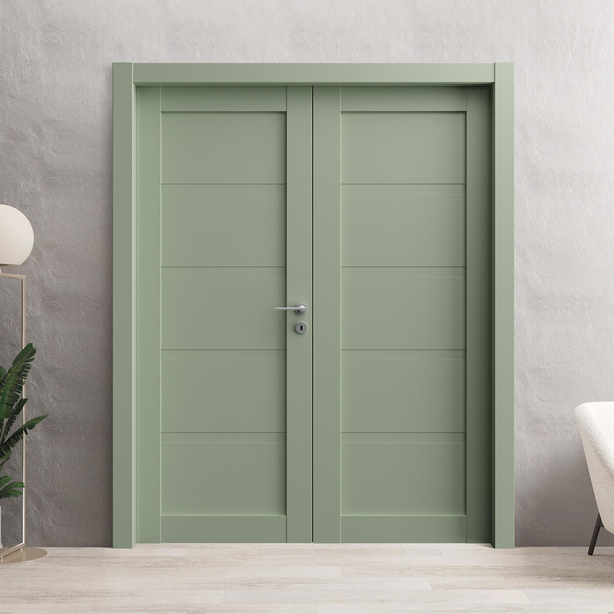 Porta laccata M 60 i-13 P50 simmetrica