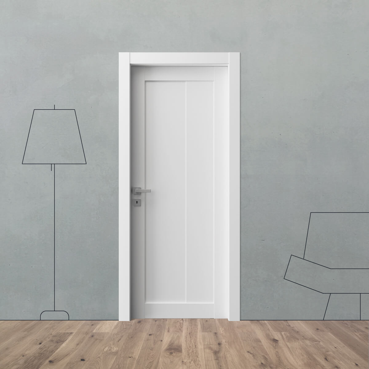 Porta laccata M 61 P