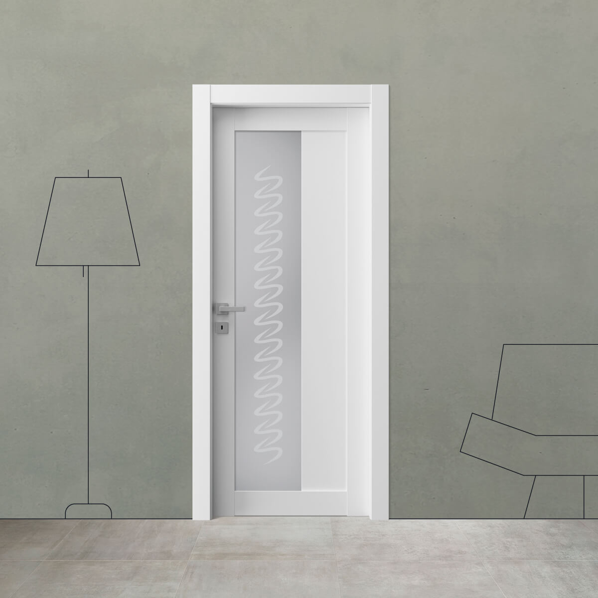 Porta laccata M 61 V