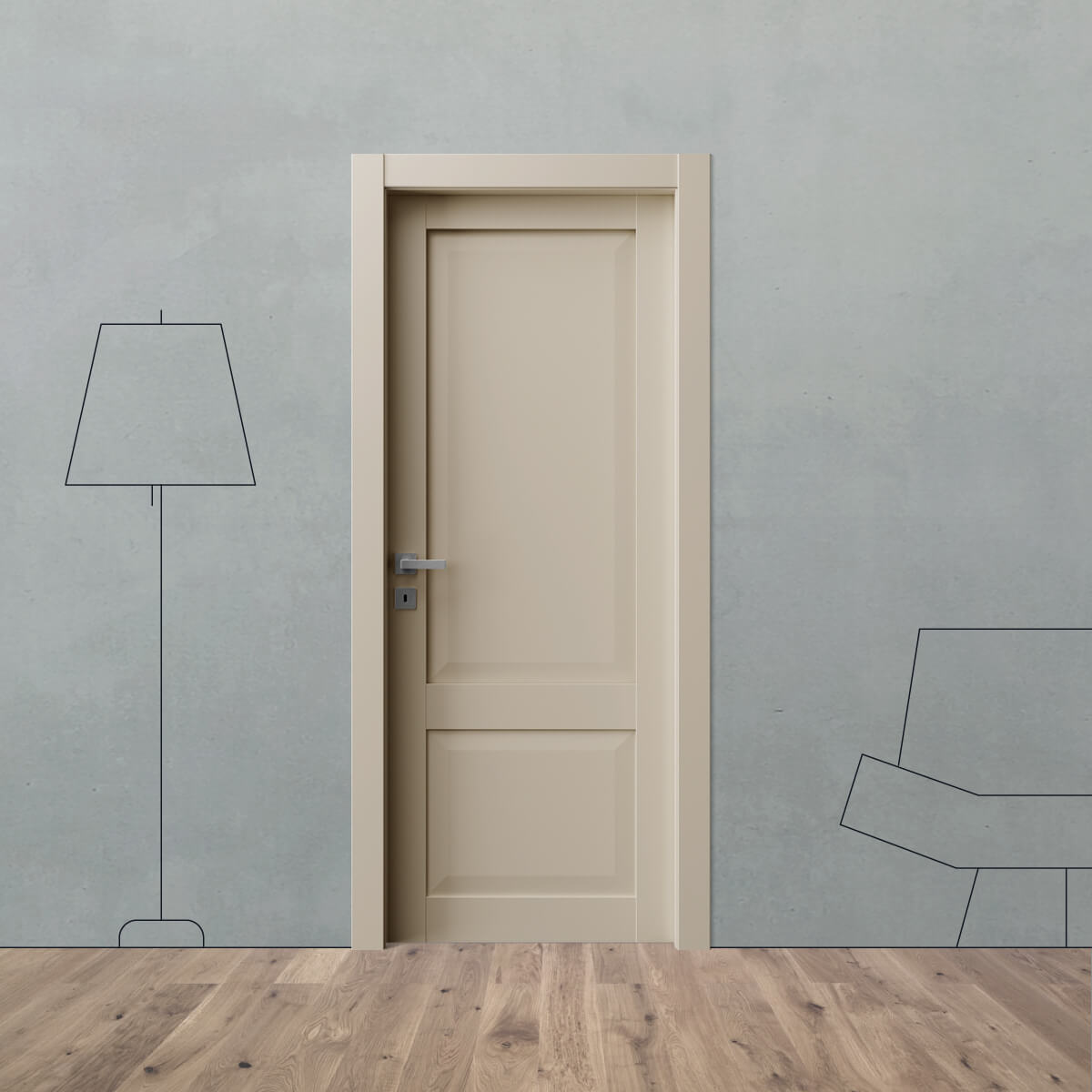 Porta laccata M 70 B