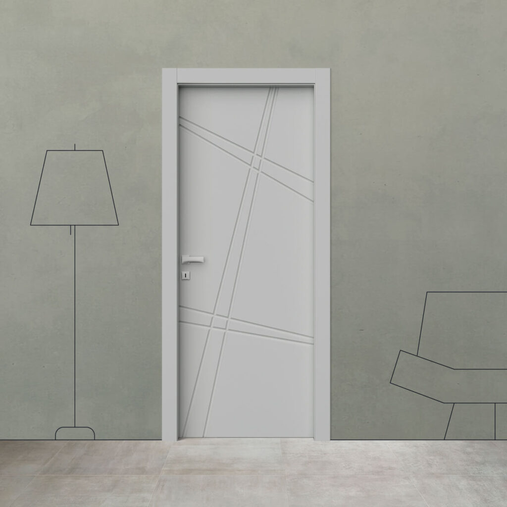 Porta laccata incisa i 25 XL