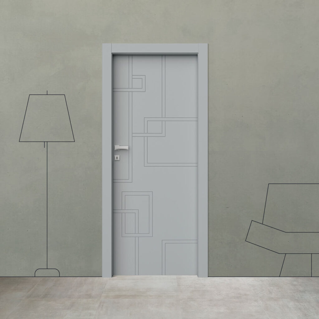 Porta laccata incisa i 29 S