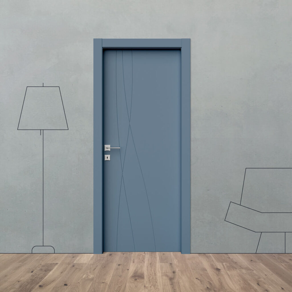 Porta laccata incisa i 32 S