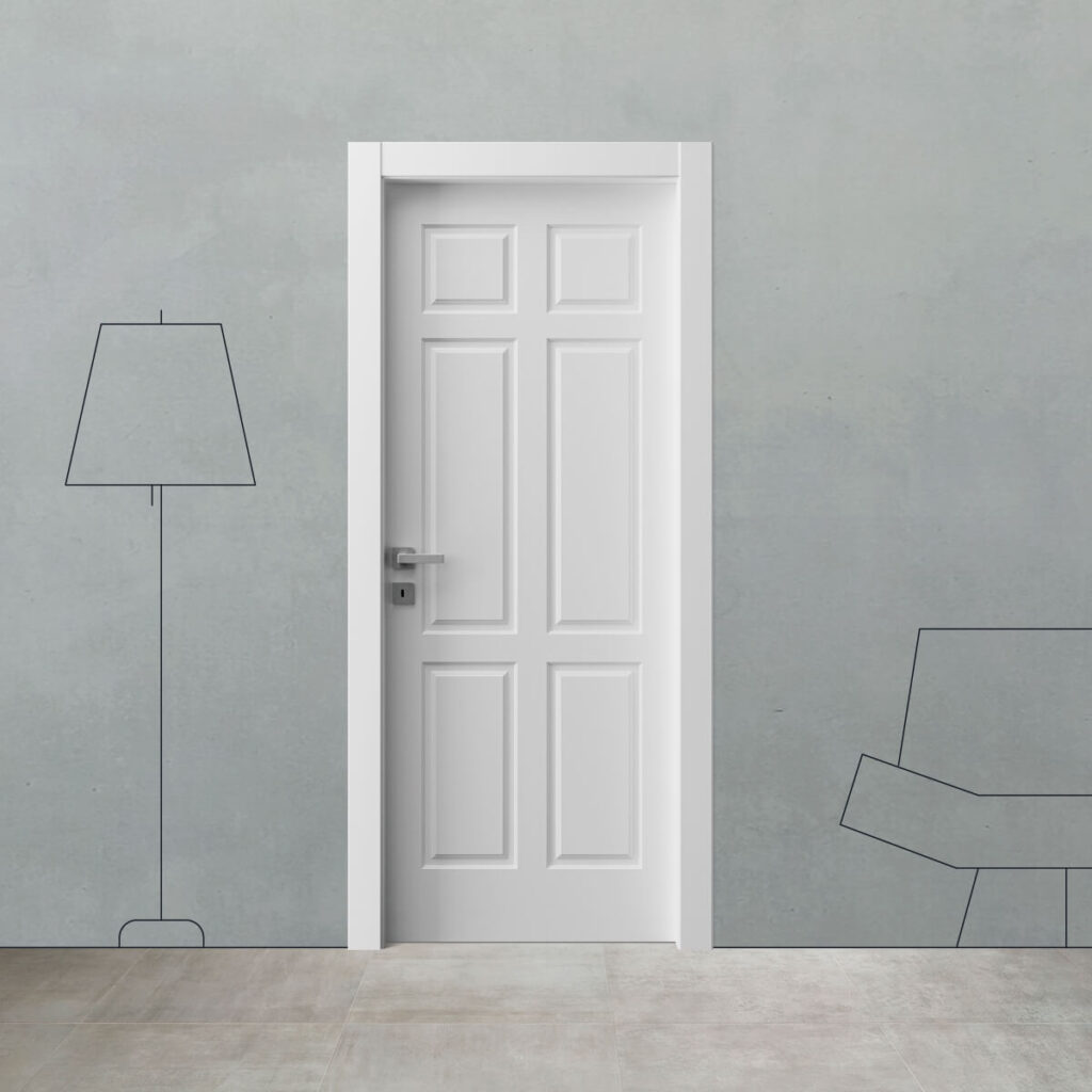 Porta laccata pantografata PB 6