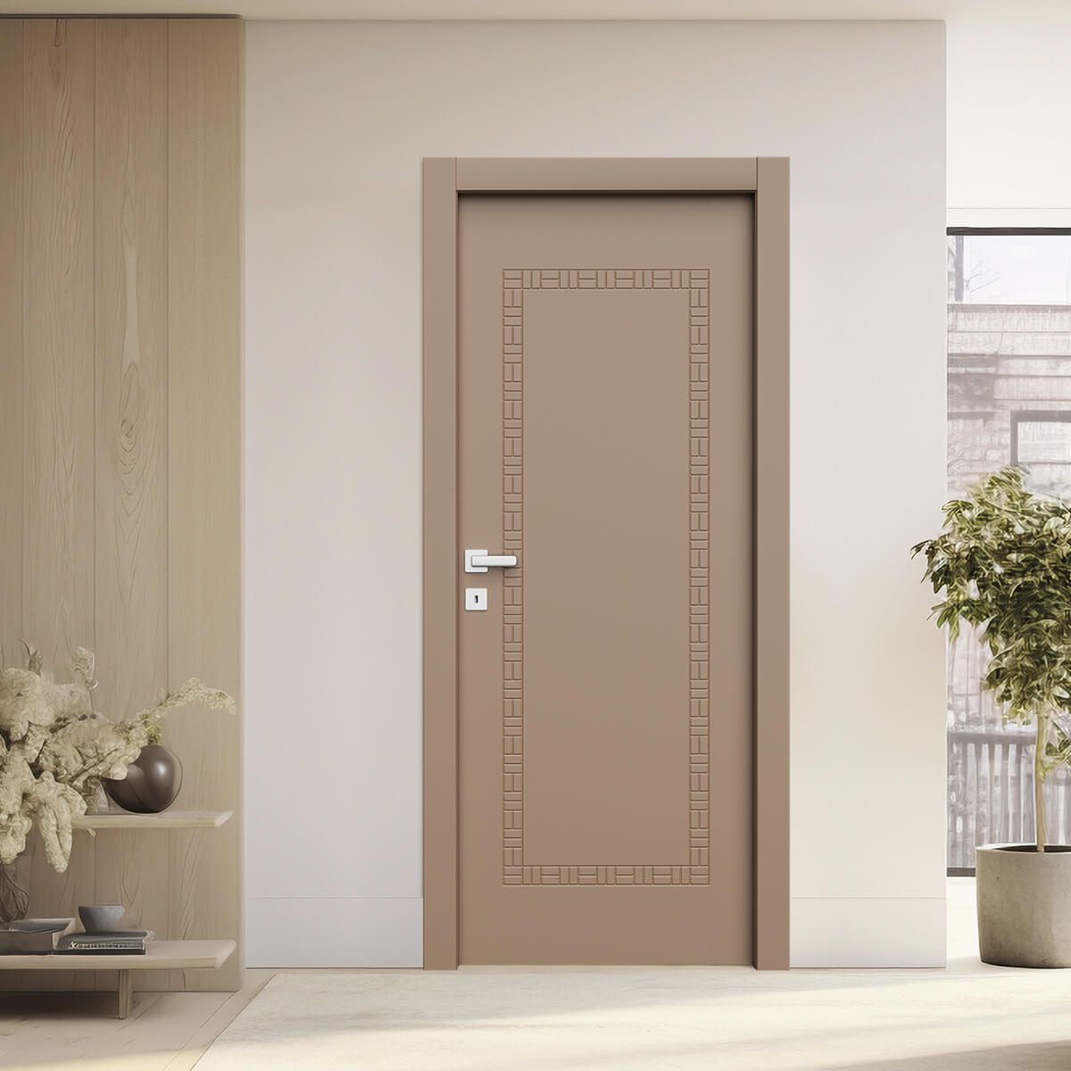 Porta laccata incisa i 19 S