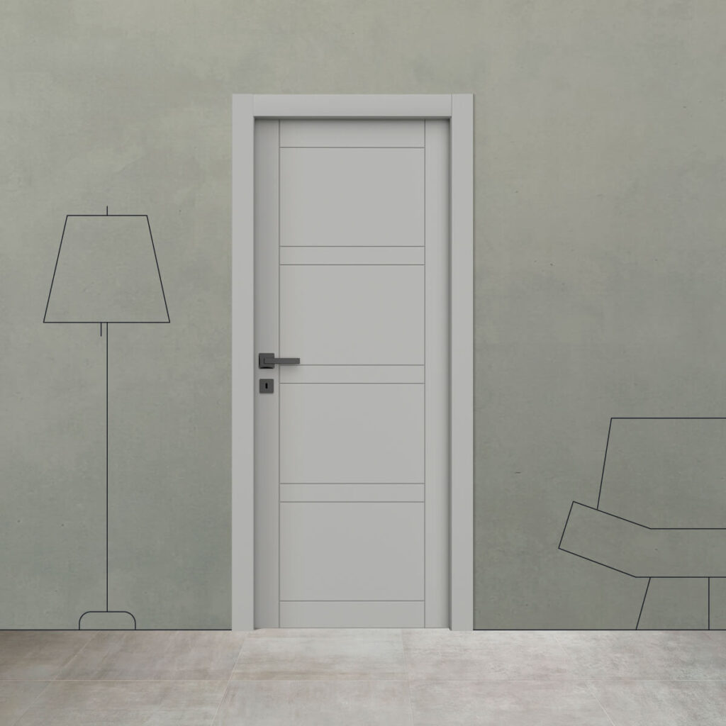 Porta laccata incisa i 8 S